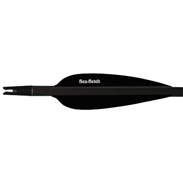 Flex Fletch FFP Shield Cut Vanes Black 3.6 in. 39 pk.