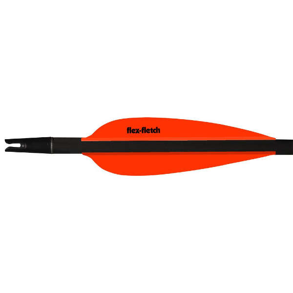 Flex Fletch FFP Shield Cut Vanes Blaze Orange 3.6 in. 39 pk.