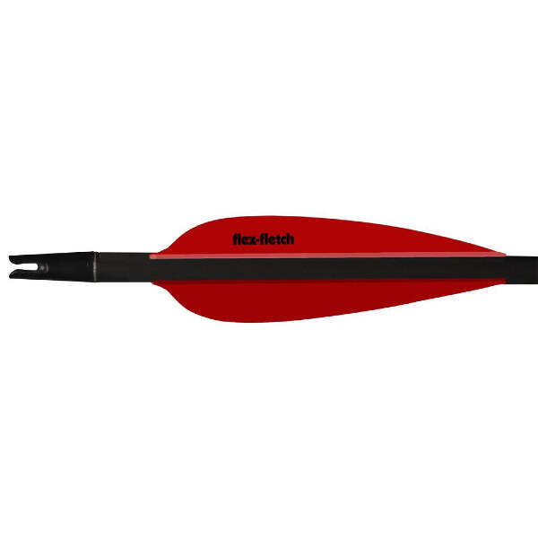 Flex Fletch FFP Shield Cut Vanes Red 3.6 in. 39 pk.