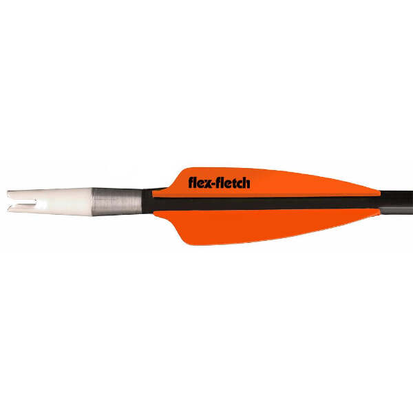 Flex Fletch FFP Shield Cut Vanes Neon Orange 2.25 in. 39 pk.