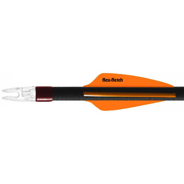 Flex Fletch FFP Vanes Neon Orange 1.87 in. 100 pk.