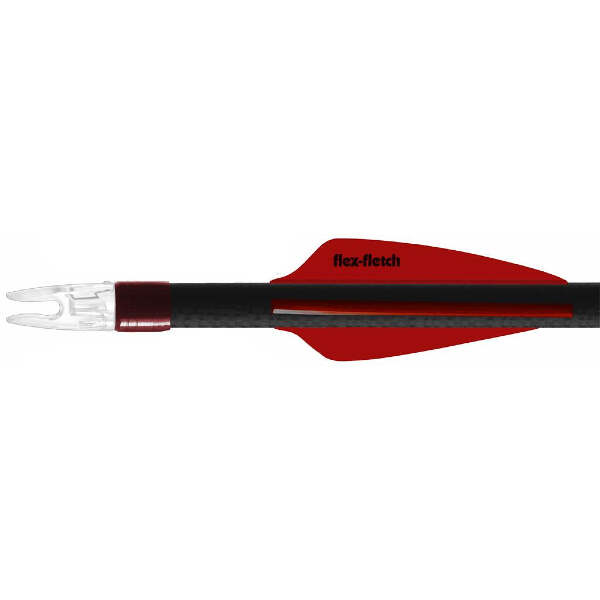 Flex Fletch FFP Vanes Red 1.87 in. 100 pk.