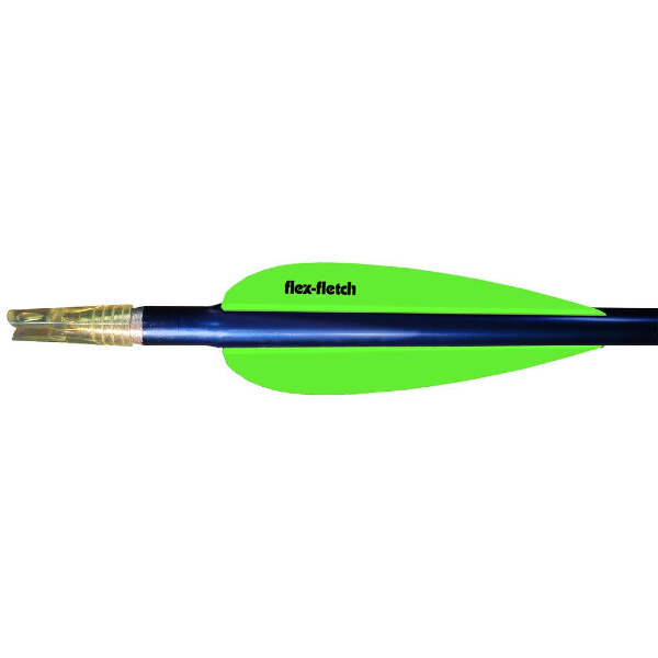Flex Fletch FFP Vanes Cosmic Green 3 in. 100 pk.