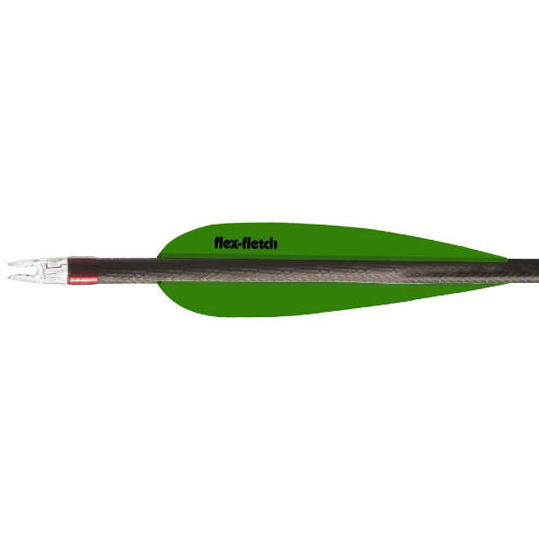 Flex Fletch FFP Vanes Neon Green 4.18 in. 39 pk..