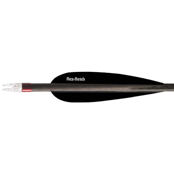 Flex Fletch FFP Vanes Black 4.18 in. 39 pk..