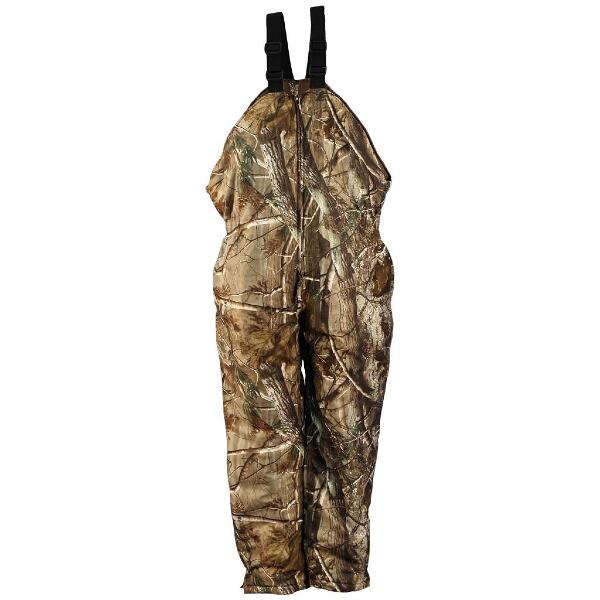 Gamehide Deer Camp Youth Bib Realtree Edge Large