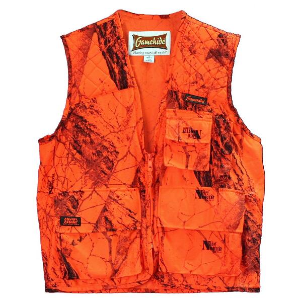 Gamehide Sneaker Big Game Vest Blaze Camo Large