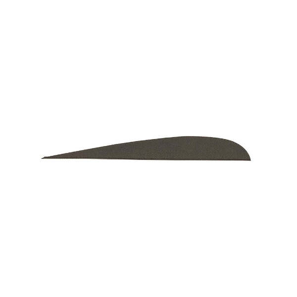 Gateway Parabolic Feathers Black 4 in. LW 100 pk.