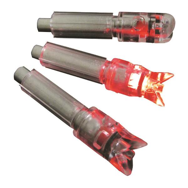 GWS Lighted Crossbow Nocks Red 3 pk.