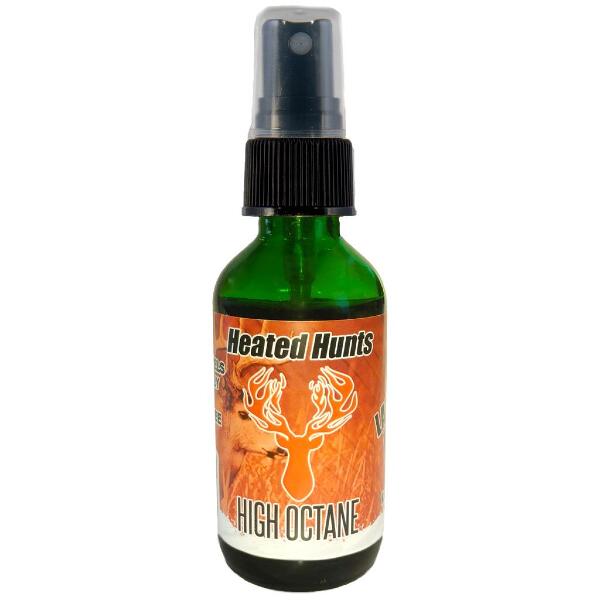 Heated Hunts Natural Scent High Octane Estrus 2 oz.