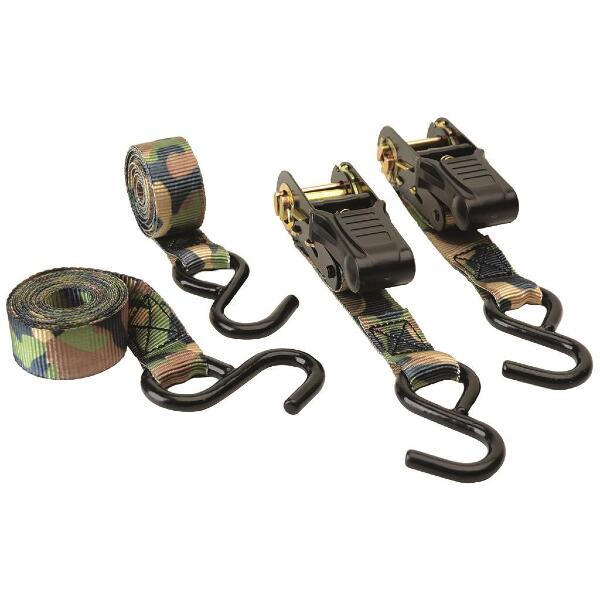 HME Ratchet Tie Down Camo 2 pk.