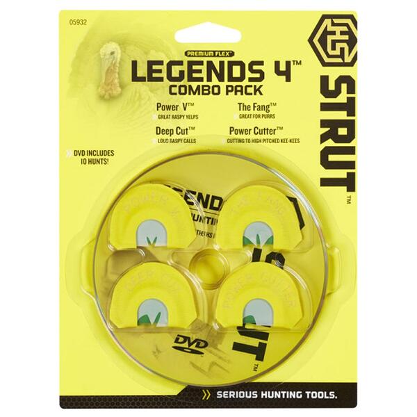 Hunters Specialties Strut Legends Turkey Call Combo 4 pk.