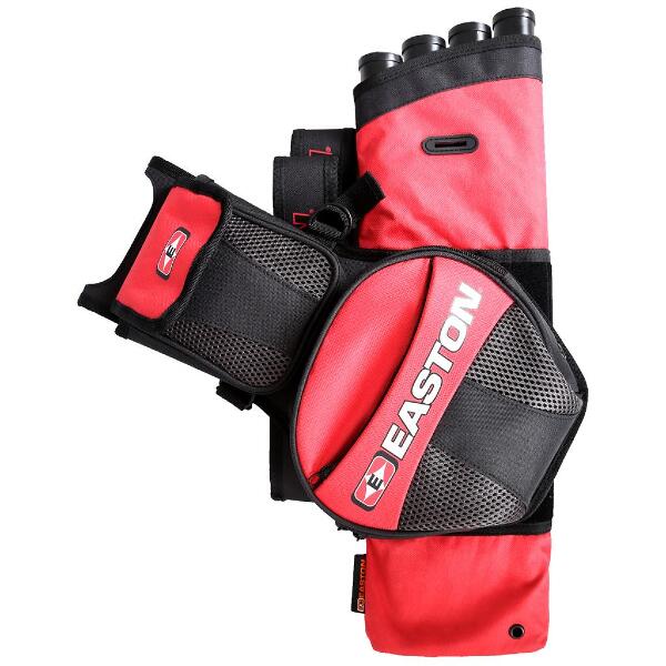 Easton Flipside 4-Tube Hip Quiver Red RH/LH