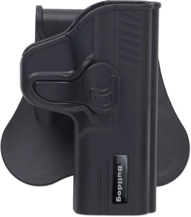 Bulldog Rapid Release OWB Black Polymer Paddle Fits Ruger LCP Fits Kel-Tec P-3AT Right Hand