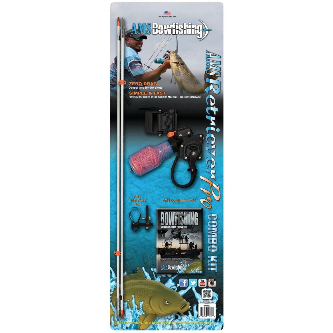 AMS Bowfishing - Retriever Pro Combo Kit