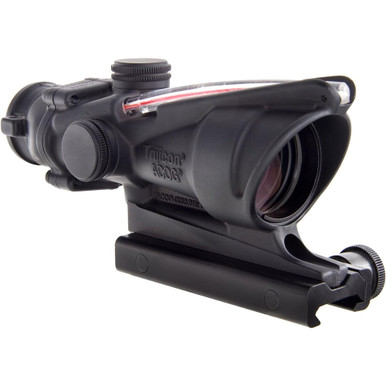 Trijicon ACOG 4x32 Black Hardcoat Anodized Riflescope .223 - Red Chevron Reticle