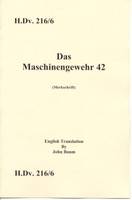MG 42 Operator's Manual - 1956 Military Issue