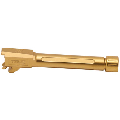 True Precision 9mm Threaded Barrel for Sig P365XL — TiN Gold