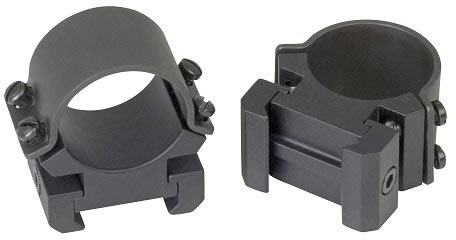 Weaver SureGrip Rings 49145, Suregrip X-tra High w/Adjusters, 1″, Matte Black