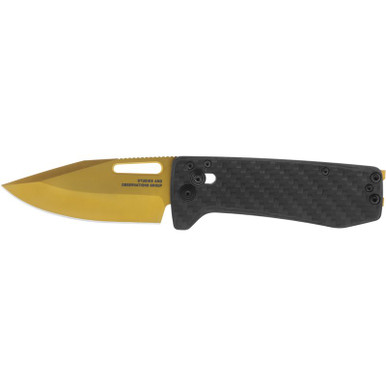 SOG Ultra XR Carbon and Gold Folding Knife