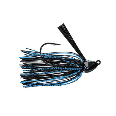 Evergreen Grass Ripper Swim Jig 3/8 oz – Black & Blue