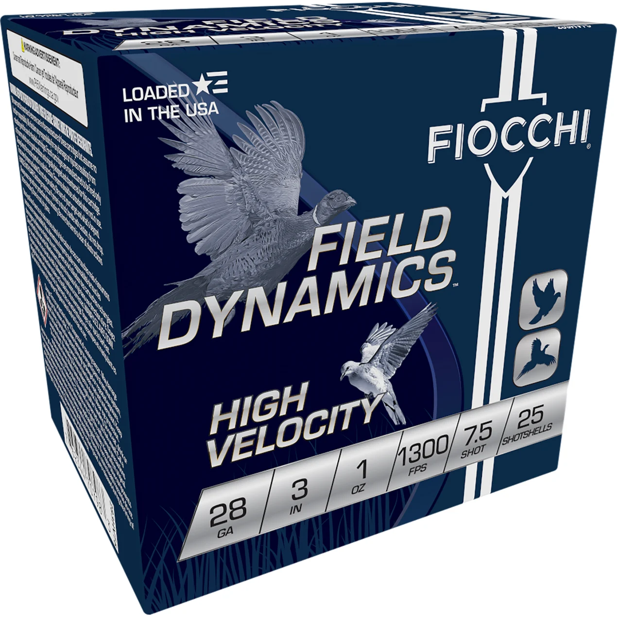 FIOCCHI HIGH VELOCITY 28 GA 2.75” .75-7.5