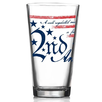 2nd Amendment 360 Wrap Pint Glass