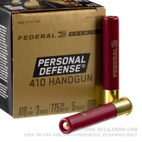 20 Rounds of .410 3" Ammo by Federal -000 Buck
