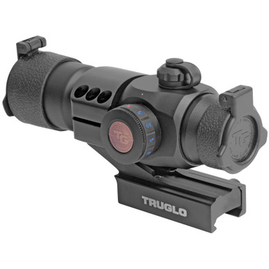Truglo Tru-Tec AR Red Dot — 30mm Tube, 3-Color Reticle, Black