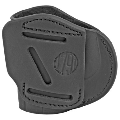 1791 Gunleather 4-Way IWB/OWB Holster — Stealth Black, Right-Hand, Size 4