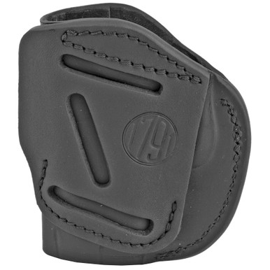 1791 Gunleather 4-Way IWB/OWB Holster — Stealth Black, Right-Hand, Size 2
