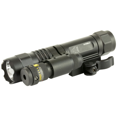 UTG LED Flashlight with Adjustable RED Laser QD