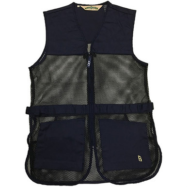 Bob Allen Full Mesh Dual-Pad Shooting Vest — Navy, 2XL