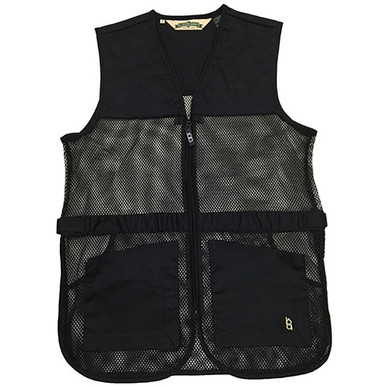 Bob Allen Full Mesh Dual-Pad Shooting Vest — Black, 3XL