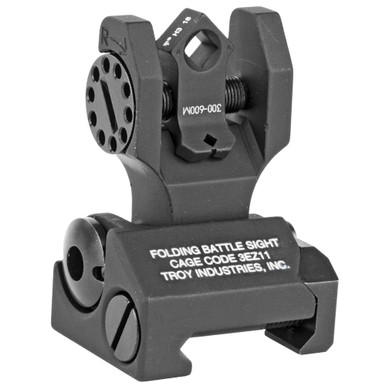 Troy Folding Rear Dioptric Sight Tritium Black