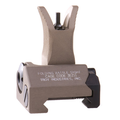 Troy Folding M4 Front Battle Sight FDE
