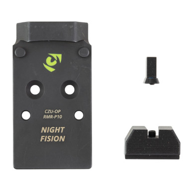 Night Fision Optic Plate + Backup Sight RMR/507C CZ-P10