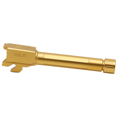 True Precision P320 X-Compact 9mm TiN Gold Threaded