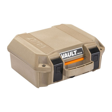 Pelican V100C Vault Small Pistol Case Tan