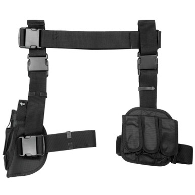 Ncstar Drop Leg Holster Mag Holder Black