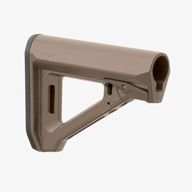 MOE RL Collapsible Mil-Spec Carbine Stock for AR-15 FDE