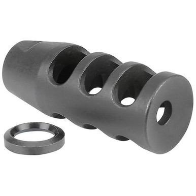 AR-15 Muzzle Brake 5.56 Black 1/2-28 Threads