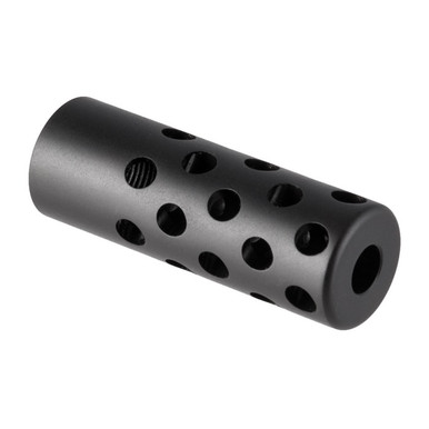 Quiet Muzzle Brake 30 Caliber 5/8-24 Steel Matte Blued