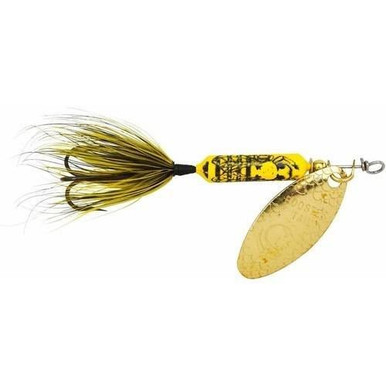 Yakima Bait Original Rooster Tail 2″ In‑Line Spinner – Bumblebee
