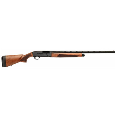Mossberg Maverick SA Walnut 12ga 28" Bbl Accu-Choke Fiber Optic 3" Chamber 5+1 Semi-Gloss Blue Walnut Forend Adj Stock Autoloading Shotgun