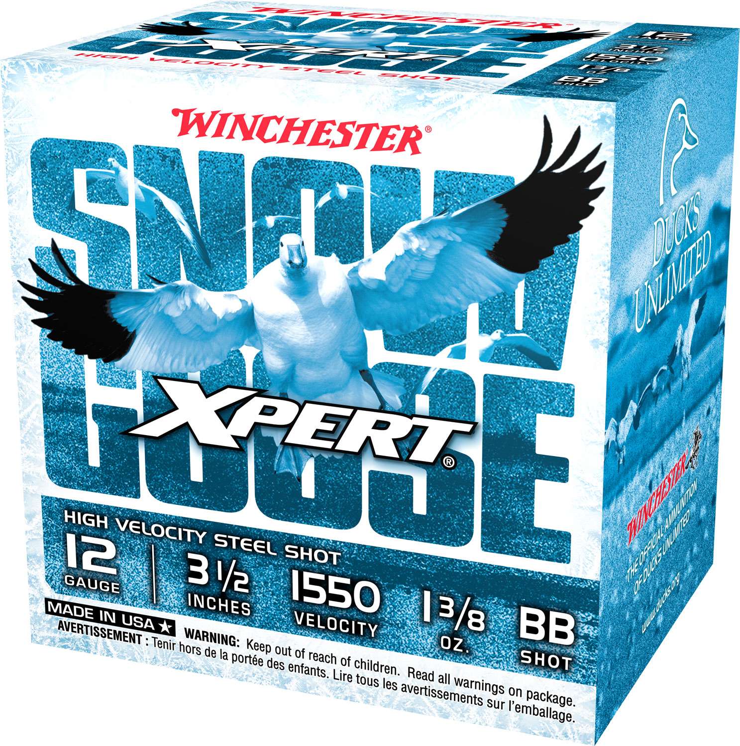 Winchester Xpert Snow Goose High Velocity 12Ga 3.50″ 1 3/8 oz BB Shot 25 Bx/ 10 Cs