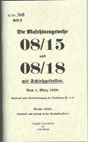 MG 08/15 - 08/18 Operator's Manual - Between Wars Military Issue