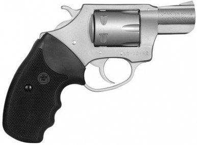 Charter Arms Pathfinder 2" 22 WMR Revolver - Stainless/Silver, 2" Barrel, Polymer Grips, 3-Dot Sights