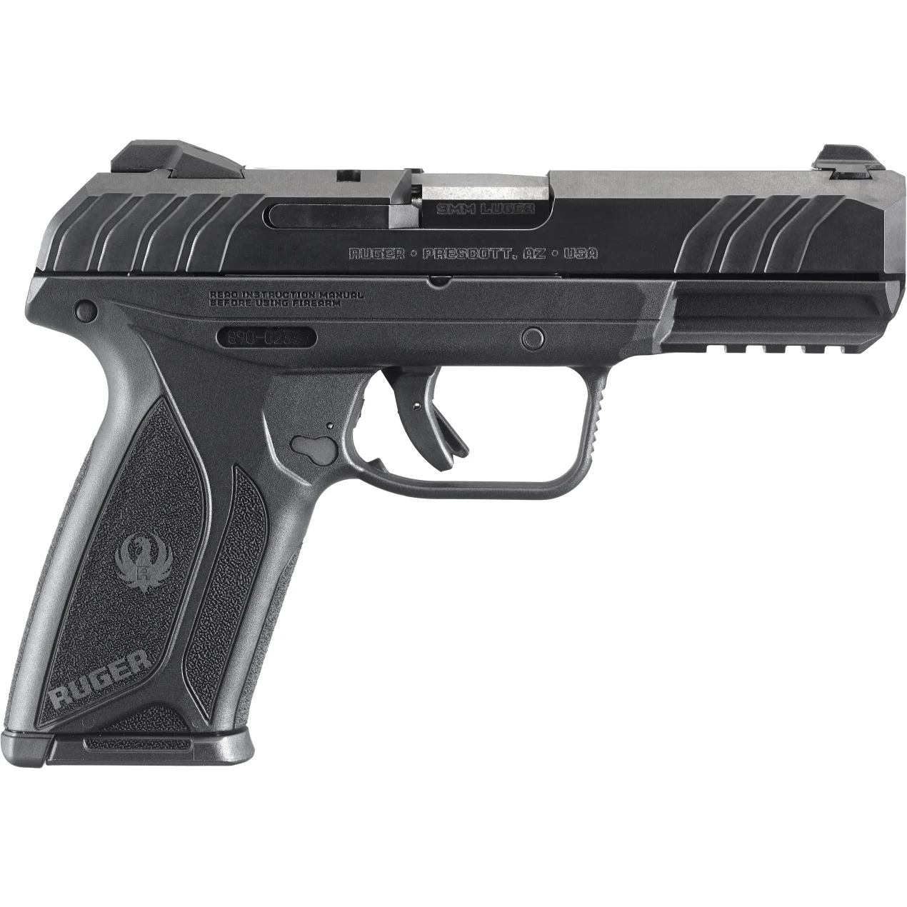 Ruger, Security-9, Double Action, Semi-automatic, Polymer Frame Pistol, Full Size, 9MM, 4″ Barrel