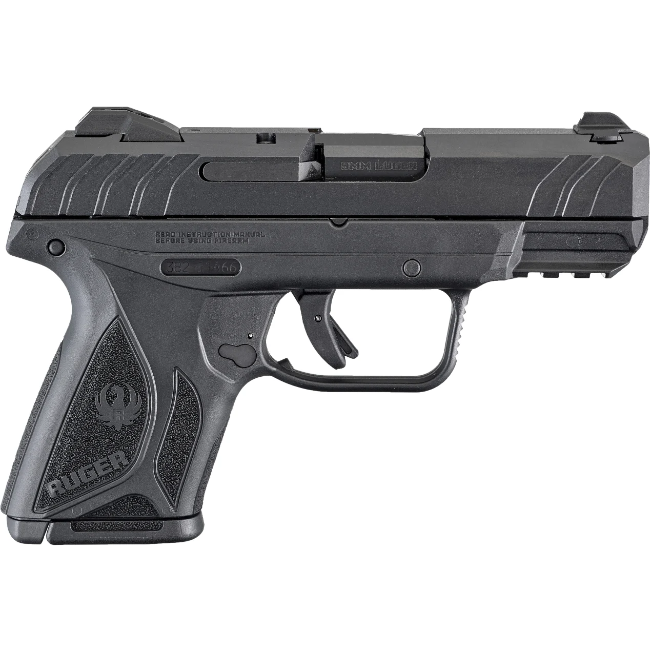 Ruger, Security-9, Striker Fired, Semi-automatic, Polymer Frame Pistol, Compact, 9MM, 3.42″ Barrel